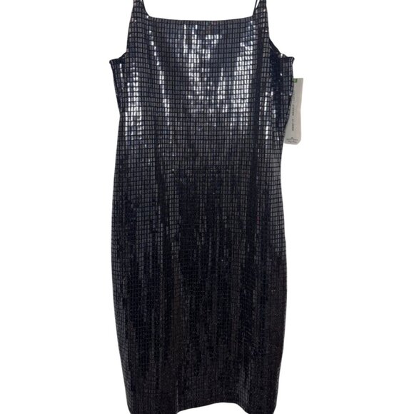 Almost Famous black strappy bodycon cocktail dress size US XL - Picture 2 of 8